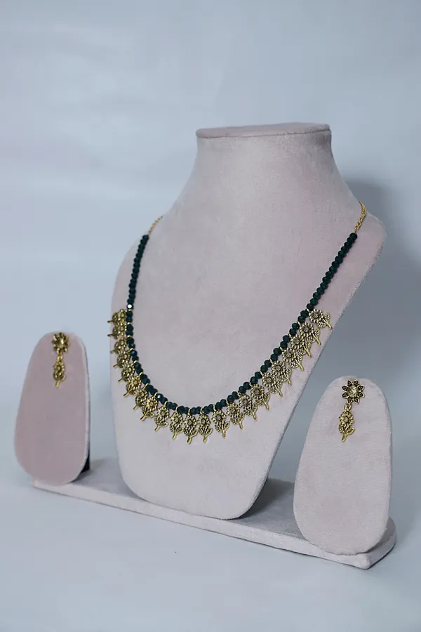 Silver_Boho_Oxidized_Festival_Style_Necklace_Earring_Set_For_Women
