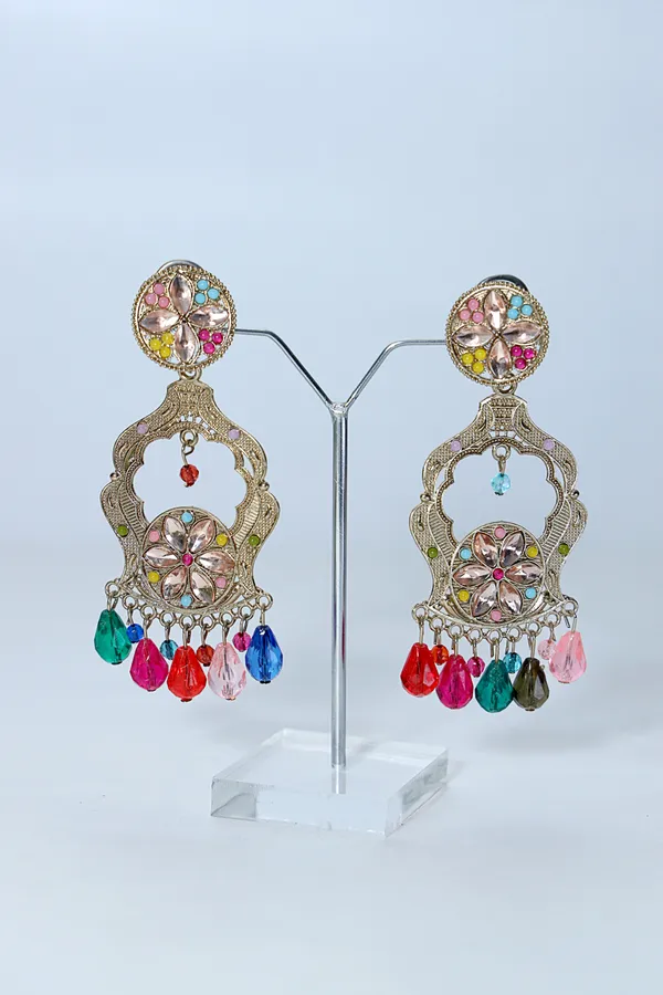 Multicolor_Trendy_Oxidized_Earring_Set_For_Women