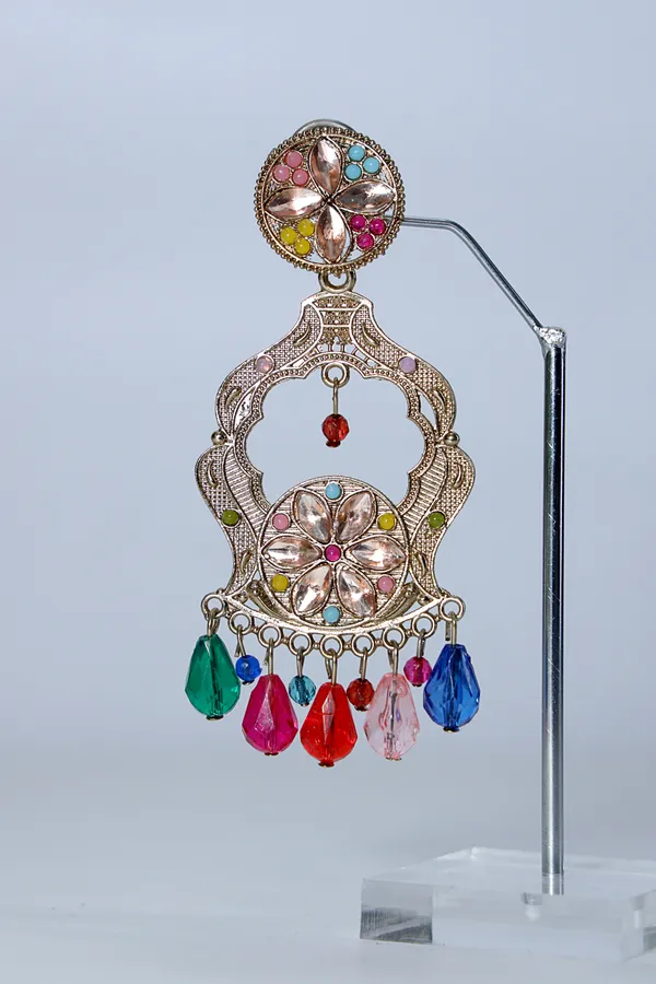 Multicolor_Trendy_Oxidized_Earring_Set_For_Women