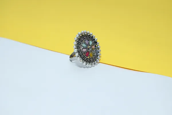 Silver_Navaratna_Trendy_Oxidized_Nine_Gemstone_Statement_Ring_For_Women