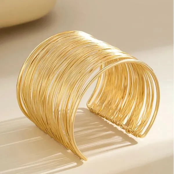 Gold_Traditional_The_Gilded_Cage_Cuff_For_Women
