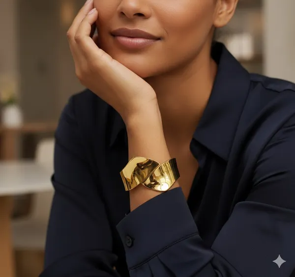 Gold_Traditional_Helia_Twist_Cuff_For_Women