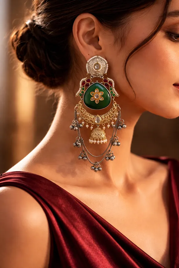 Afsana_Oxidised_Jhumki