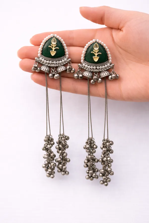 Noorani_Oxidised_Jhumki
