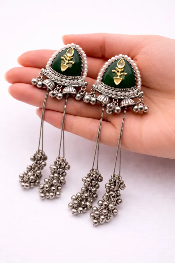 Noorani_Oxidised_Jhumki
