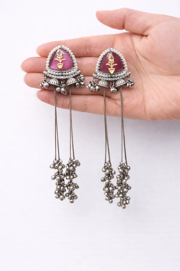 Noorani__Oxidised_Jhumki