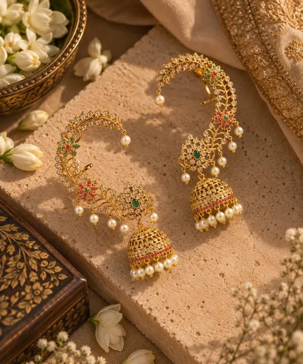 Rajsi_Kaanchain_Jhumki_Earrings
