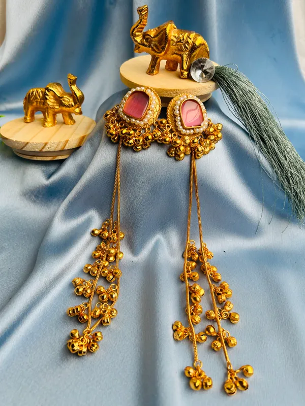 NOOR|_Emerald_Heritage_Tassel_Jhumkas