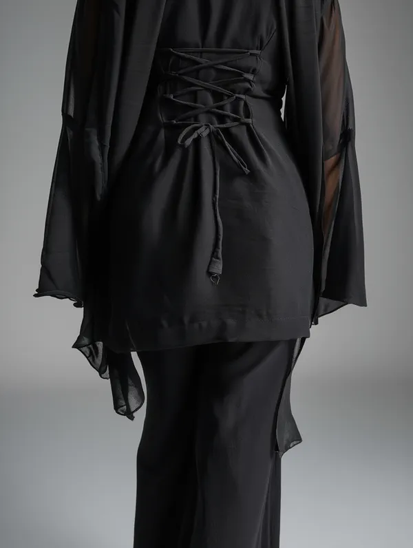 Black_Kurta_with_Flared_Palazzo_Set