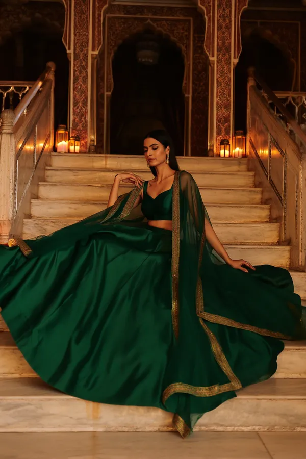 Green_Japanese_Satin_&_Organza_Lehenga_For_Women