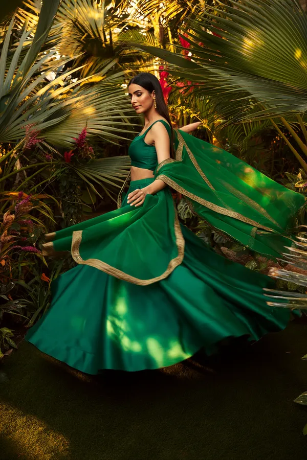 Green_Japanese_Satin_&_Organza_Lehenga_For_Women