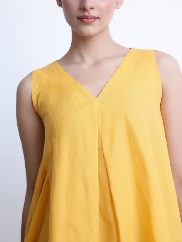 Yellow_A-line_Kurta_Set_