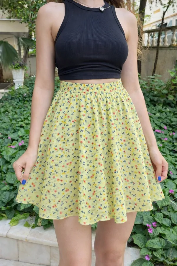 Yellow_Floral_Skirt