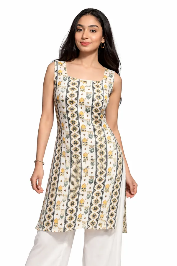 Dark_Green_Crepe_Kurti_Set_For_Women