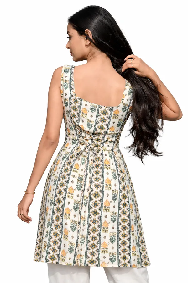 Dark_Green_Crepe_Kurti_Set_For_Women