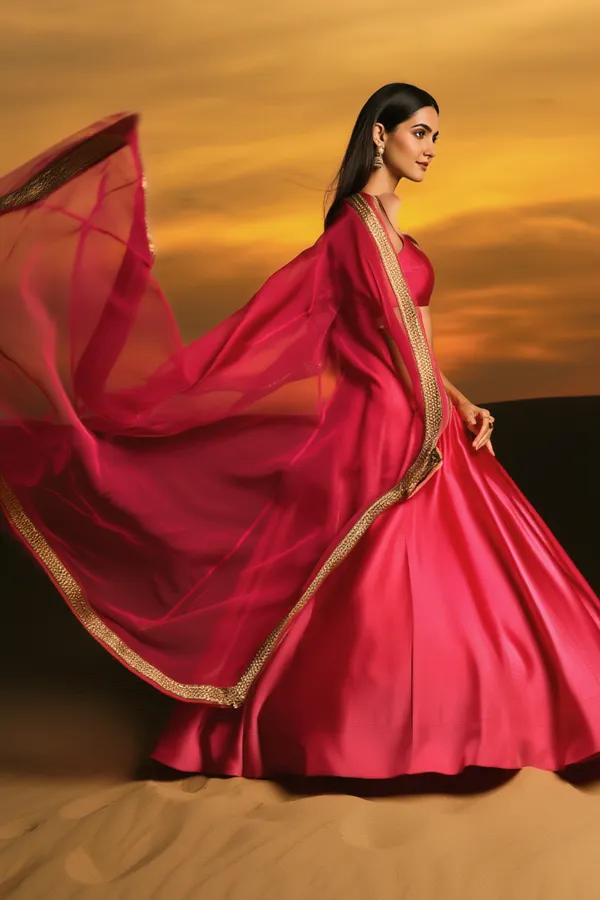 Rani_Pink_Japanese_Satin_&_Organza_Lehenga_For_Women