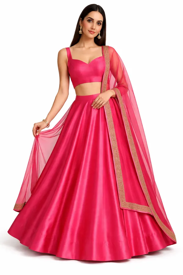 Rani_Pink_Japanese_Satin_&_Organza_Lehenga_For_Women
