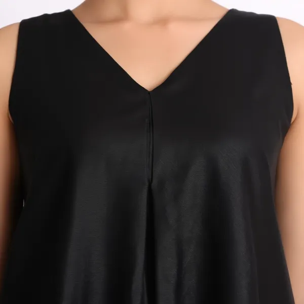 Black_Cotton-Linen_Blend_Kurti_Set_For_Women