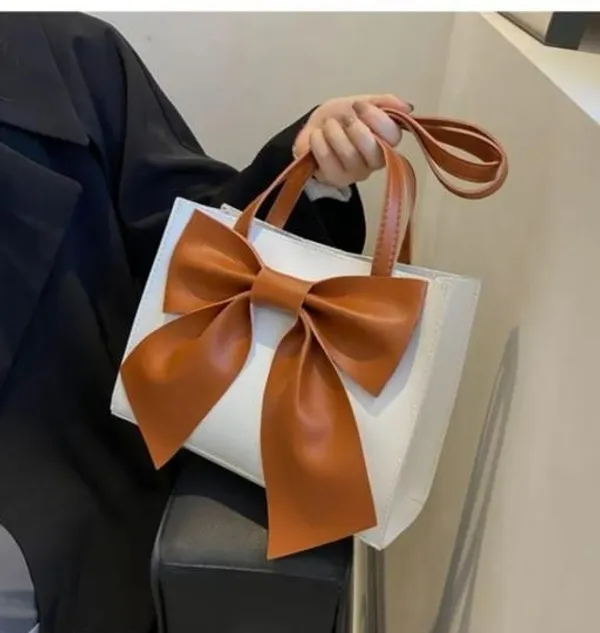 Tan_Premium_Pu_Material_Casual_Hand_Bag_For_Women