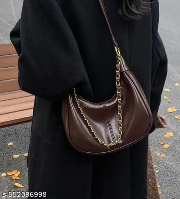 Brown_Premium_Pu_Material_Casual_Siling_Bag_For_Women