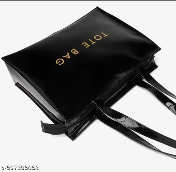 Black_Premium_Pu_Material_Casual_Hand_Bag_For_Women