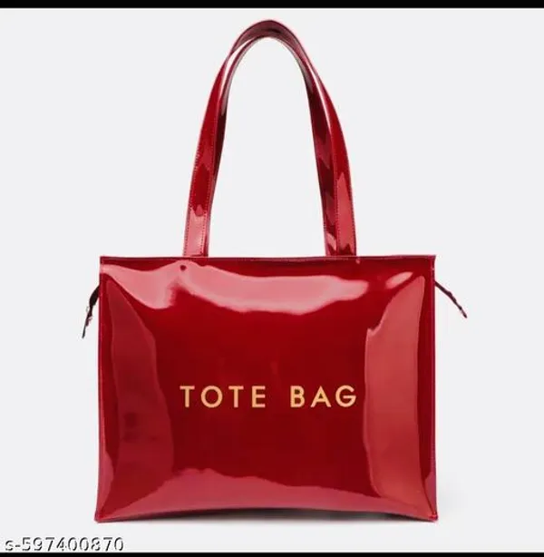 Red_Premium_Pu_Material_Casual_Hand_Bag_For_Women