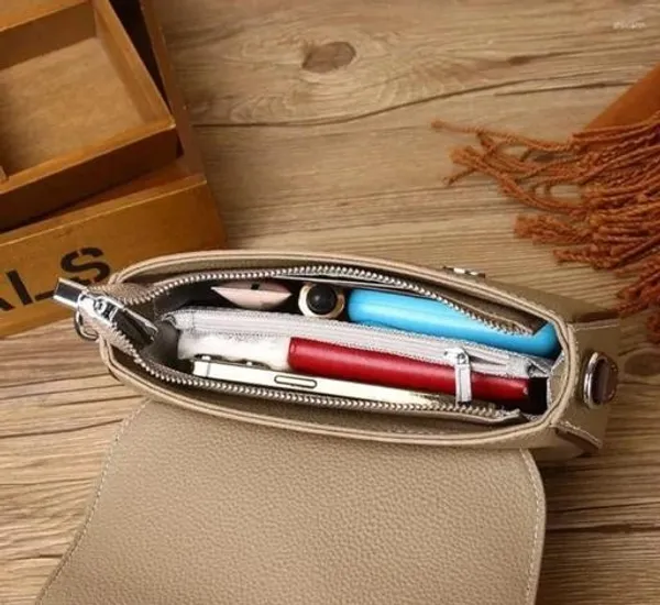 Beige_Premium_Pu_Material_Casual_Siling_Bag_For_Women