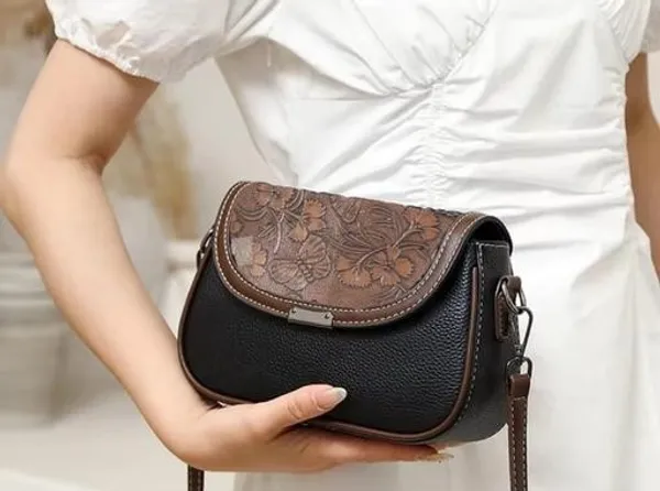 Black_Premium_Pu_Material_Casual_Siling_Bag_For_Women