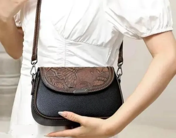 Black_Premium_Pu_Material_Casual_Siling_Bag_For_Women