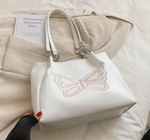 White_Premium_Pu_Material_Casual_Hand_Bag_For_Women