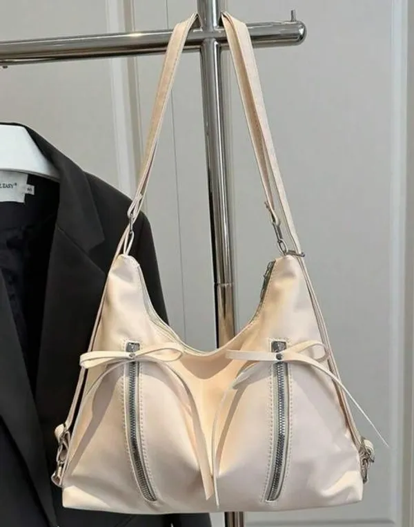 White_Premium_Pu_Material_Casual_Hand_Bag_For_Women