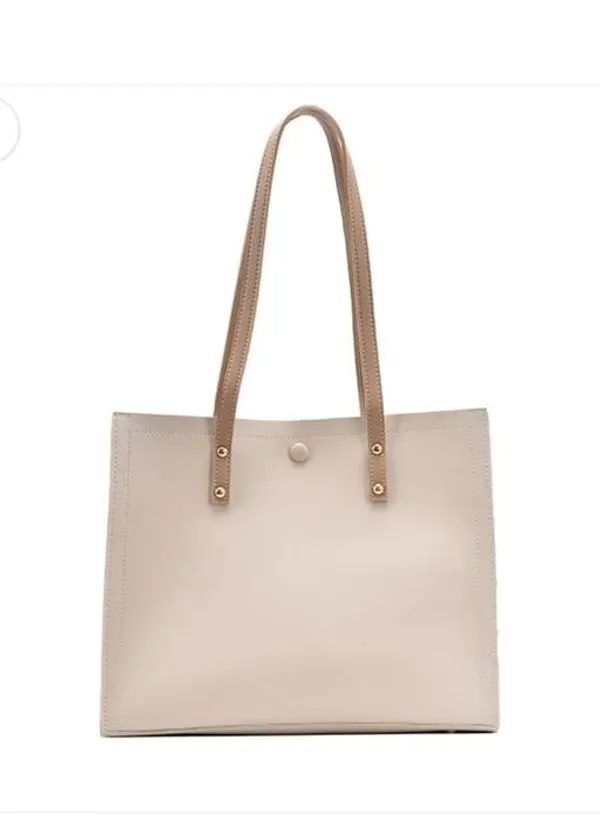 White_Premium_Pu_Material_Casual_Hand_Bag_For_Women