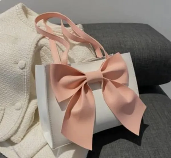 Peach_Premium_Pu_Material_Casual_Hand_Bag_For_Women