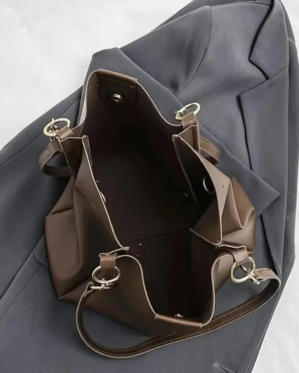 Tan_Premium_Pu_Material_Casual_Hand_Bag_For_Women