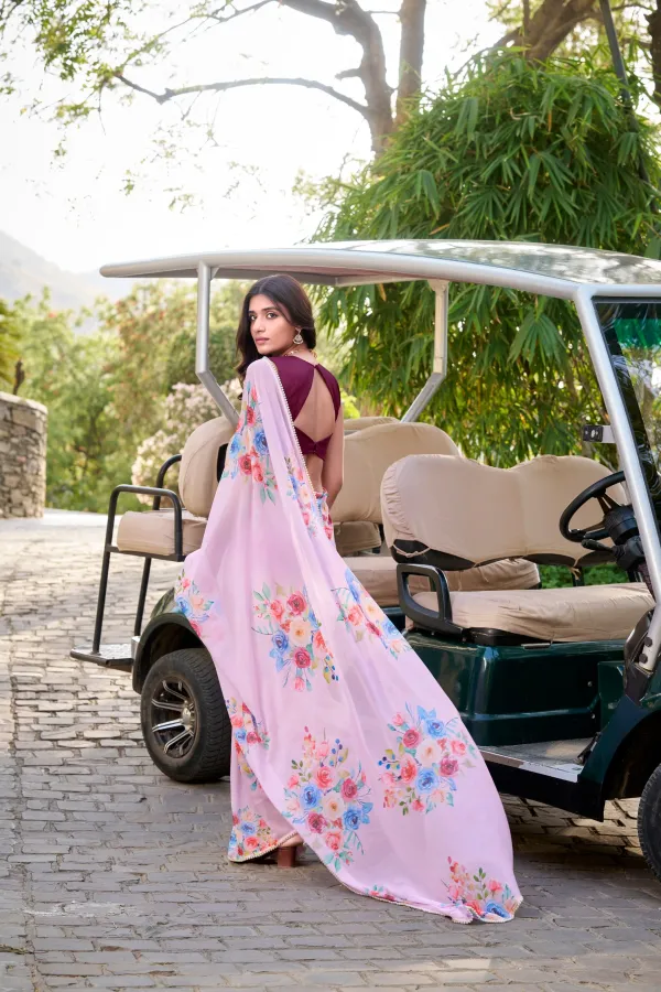 Light_Pink_Floral_Printed_With_Pearl_Lace_Border_For_Women