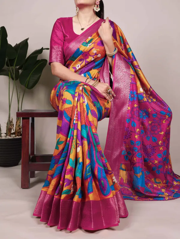 Viscose_Border_Tussar_Silk_Saree_For_Women