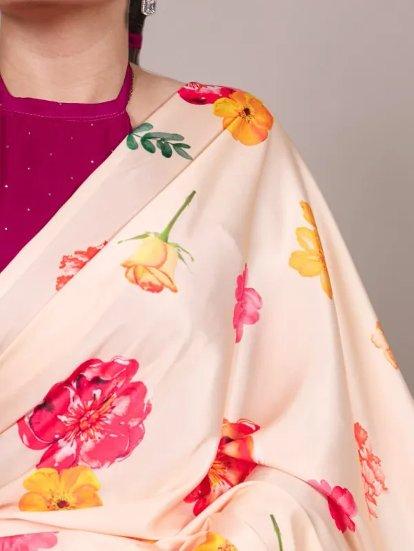Cream_Digital_Printed_Satin_Silk_Saree_For_Women