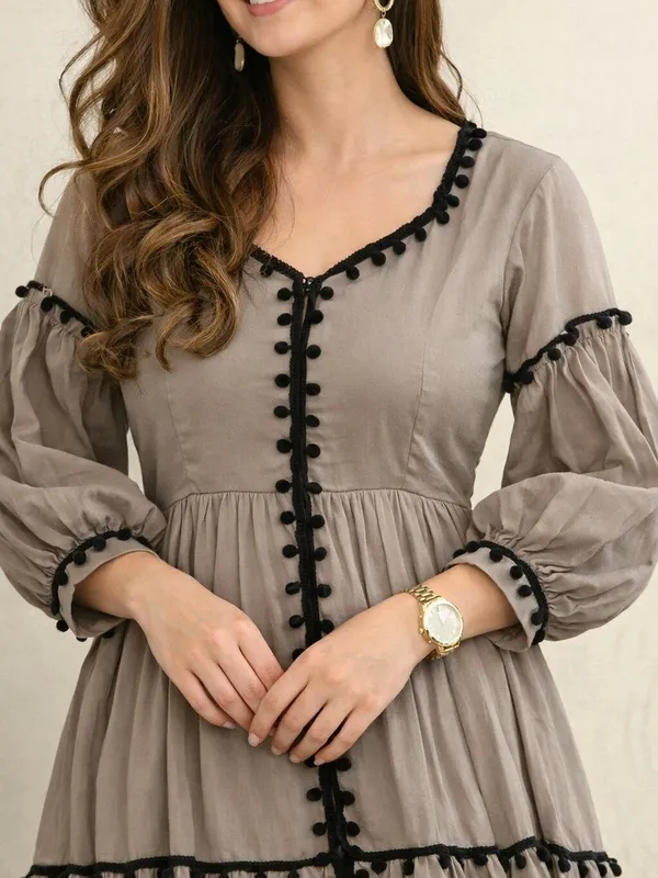 Puff_Sleeve_Ruffled_A-Line_Maxi_Dress