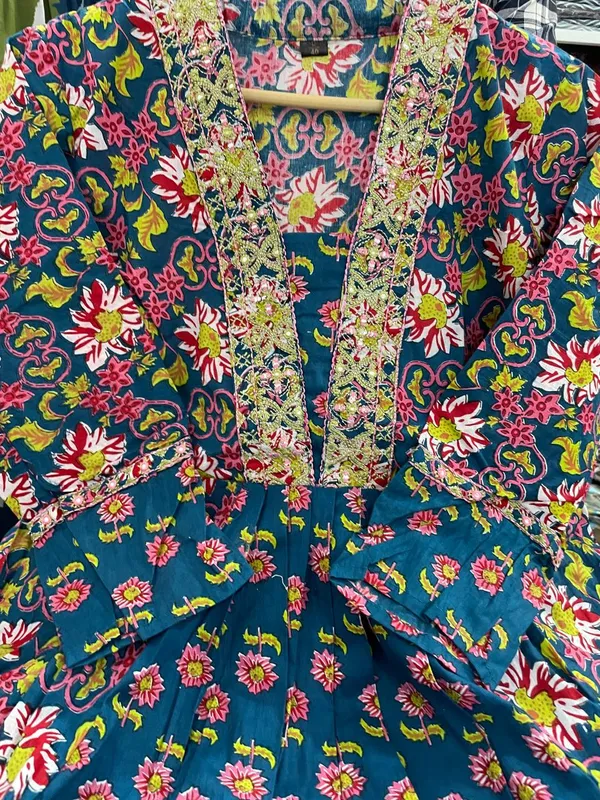 Teal_Blue_Kurta_Pant_Dupatta_Sett