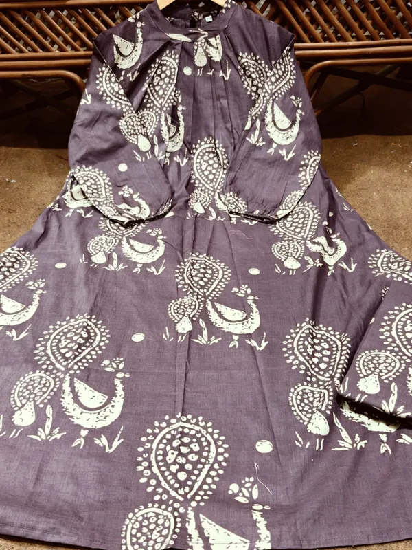 Brown_Ethnic_Printed_Cotton_Kurta_Pant_Co-Ord_Set_for_Women