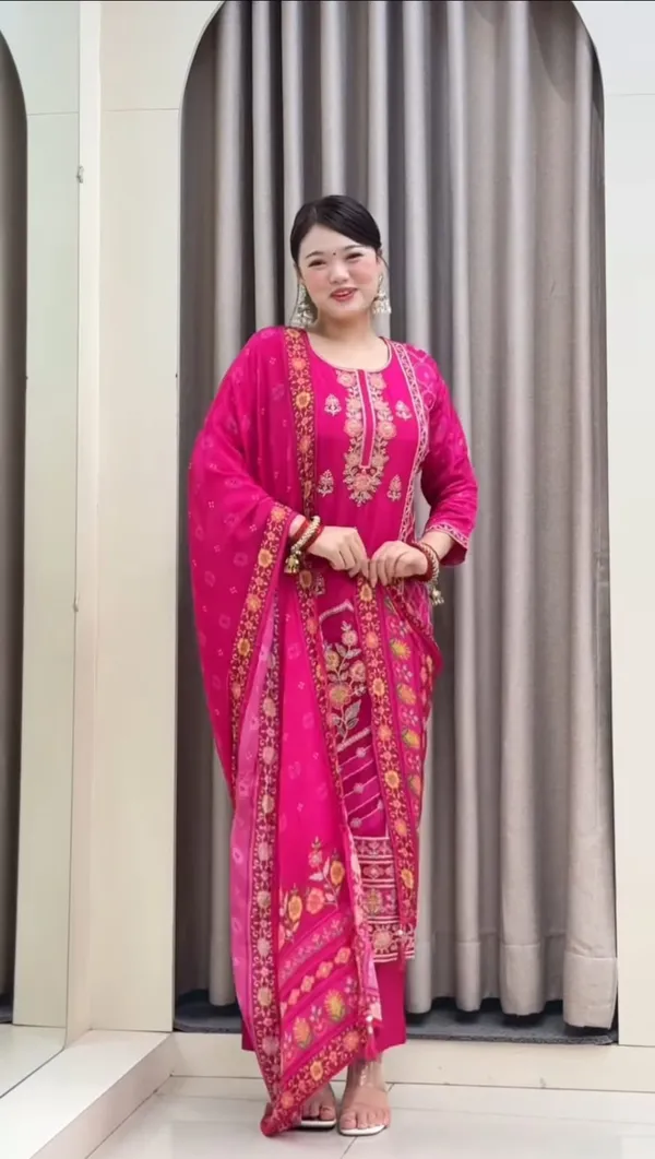 Rose_Pink_Embroidered_Suit_Set_For_Women