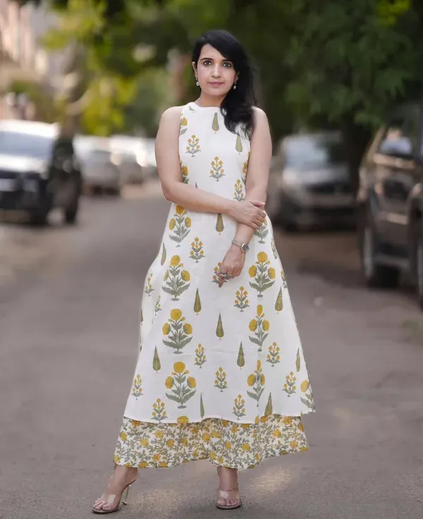 Mustard_Blossom_Printed_Cotton_Kurti_and_Palazza_set