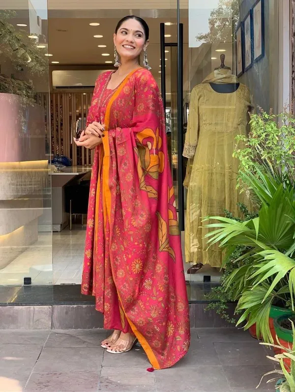 Ruby_Bloom_Anarkali_Suit_Set_-_Red