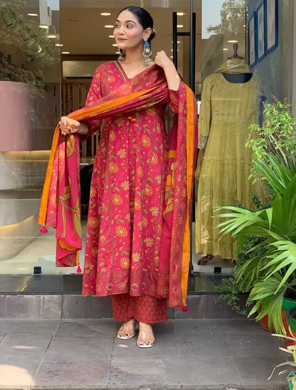 Ruby_Bloom_Anarkali_Suit_Set_-_Red