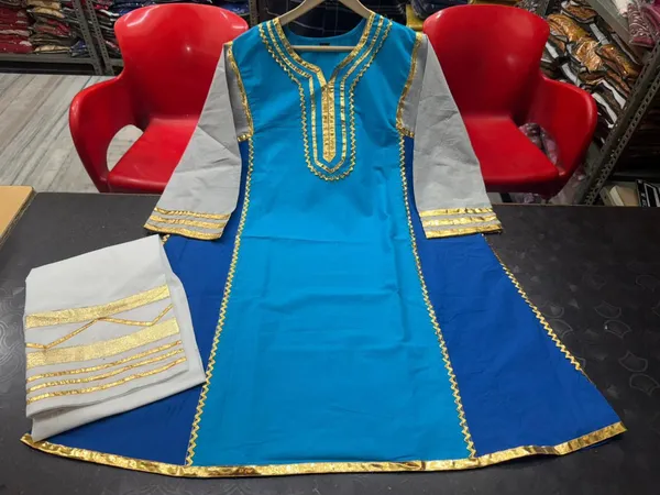 Women'S_Sky_Blue_Zari_Embroidered_Kurta_Palazzo_Set