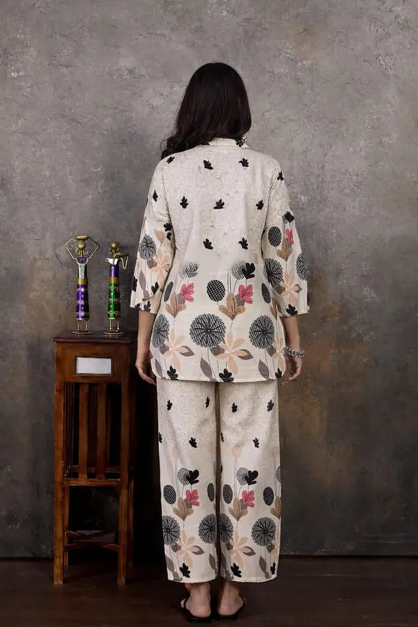 White_Floral_Cotto_A-Line_Kurti_With_Ankle-Length_Palazzo_Pant__Co-Ord_Set__for_Women