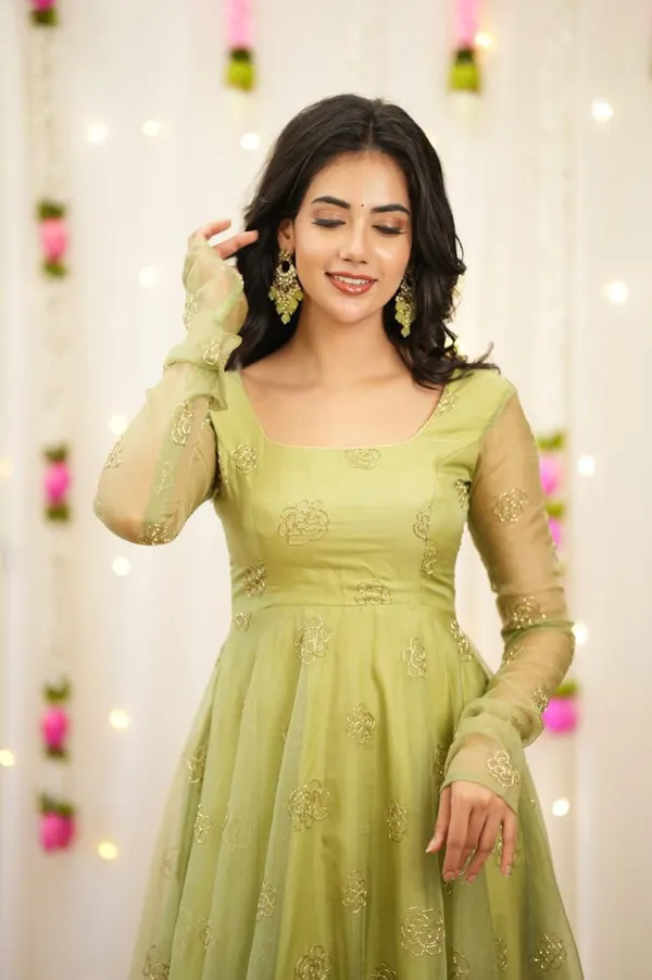 Women’s_Pista_Green_Festive_Wear_Anarkali_Dress_With_Dupatta