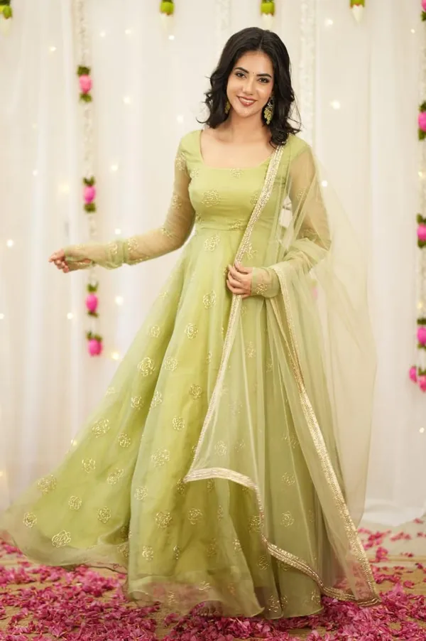 Women’s_Pista_Green_Festive_Wear_Anarkali_Dress_With_Dupatta