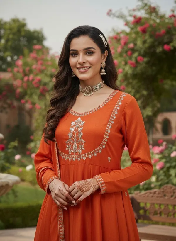 Women_Floral_Embroidered_Regular_Thread_Work_Kurta_with_Trousers_&_With_Dupatta