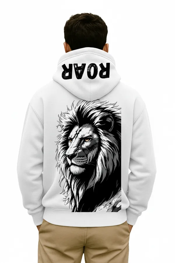 White_420_Gsm_Cotton_Fleece_Alpha_Hoodie_For_Men